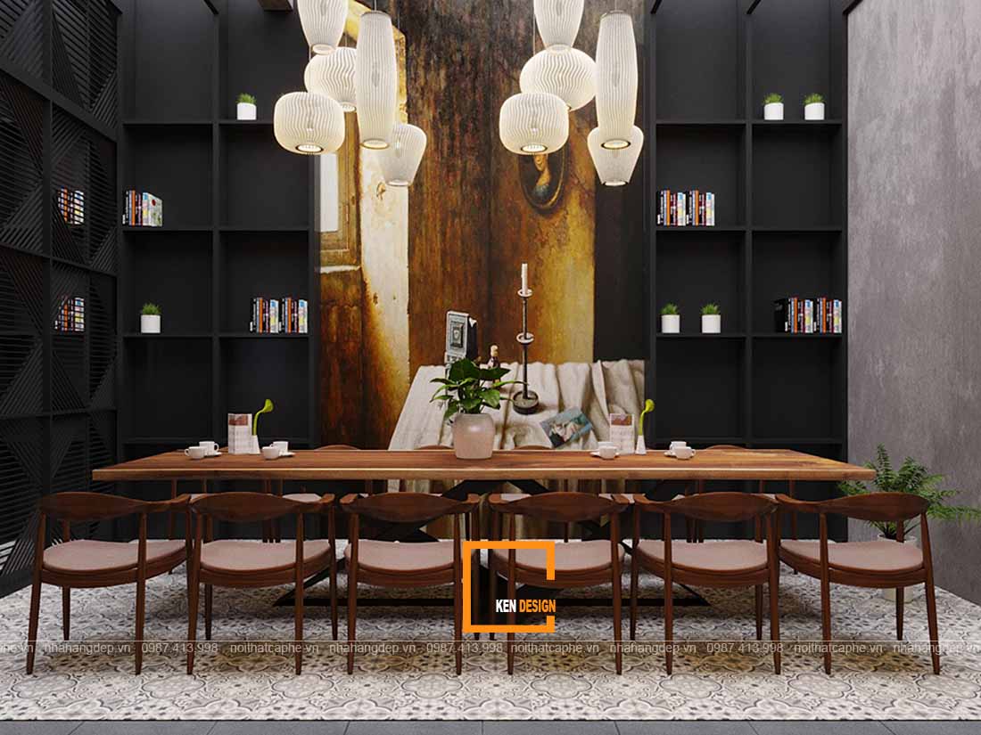 thiết kế quán cafe